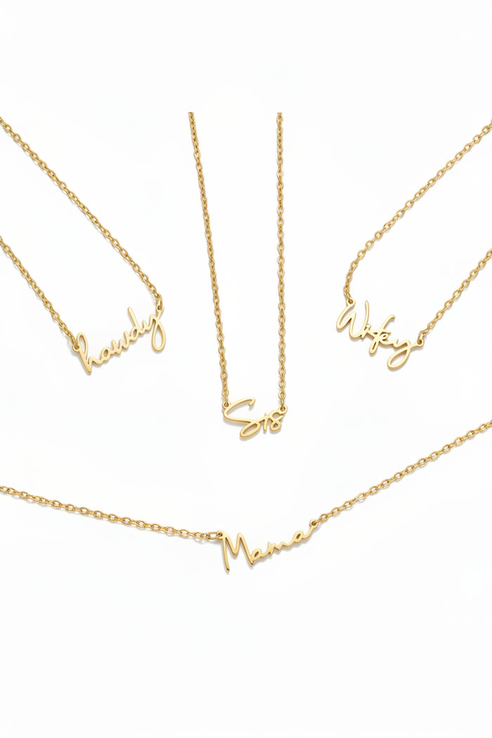 WORD OF MOUTH Necklaces