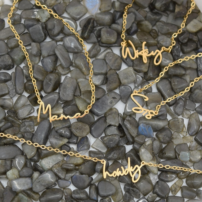 WORD OF MOUTH Necklaces