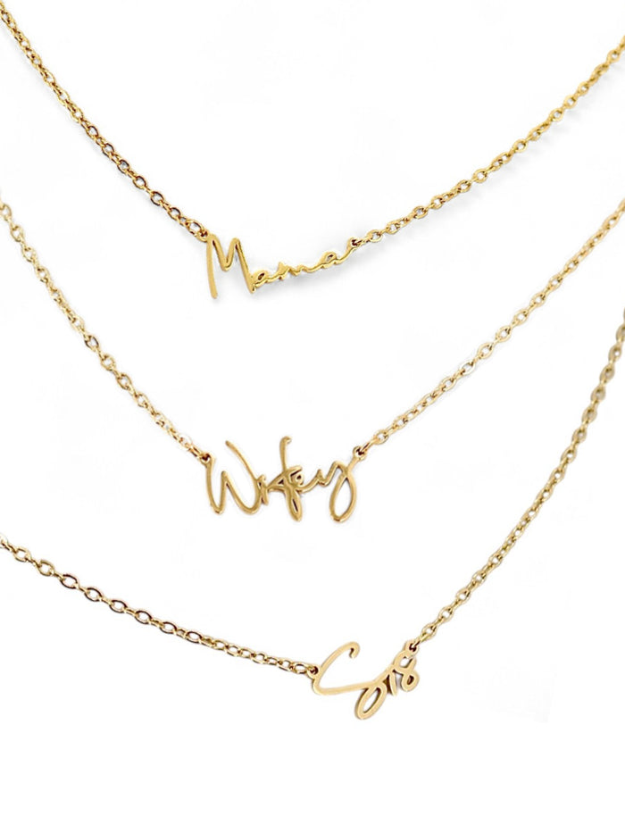 WORD OF MOUTH Necklaces