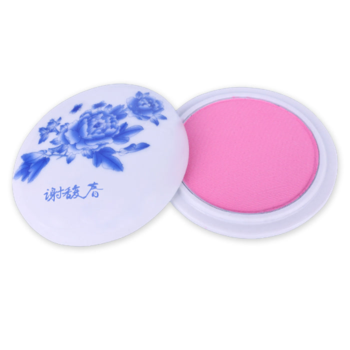 XIEFUCHUN Blue and White Porcelain Blush Compact style #01