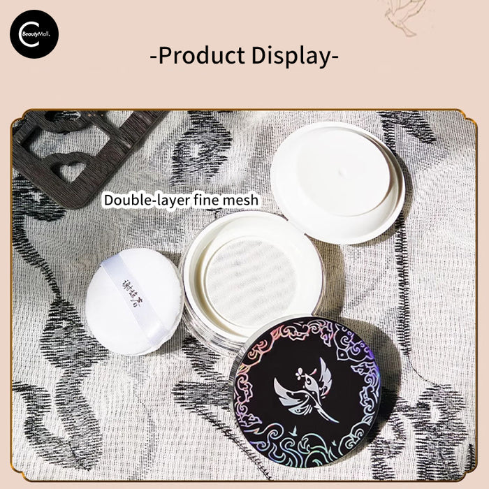 XIEFUCHUN × Ruyuan Co-Branded Lacquerware Box Mother-of-Pearl Game-Inspired Setting Powder （Crushed Powder is Normal, Free Loose Powder Container Included)） style #01