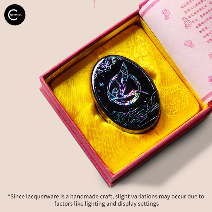 XIEFUCHUN × Ruyuan Co-Branded Lacquerware Box Mother-of-Pearl Game-Inspired Setting Powder （Crushed Powder is Normal, Free Loose Powder Container Included)） style #01