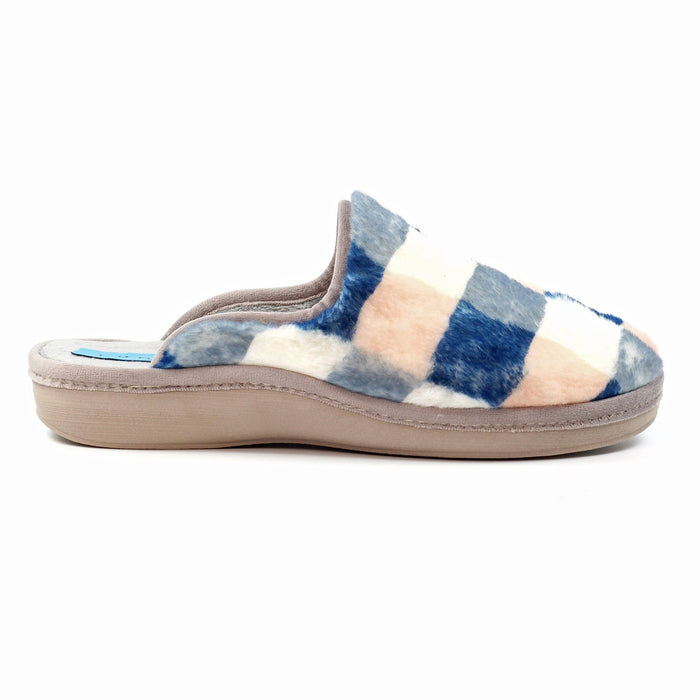 Yasmina Blue Mule Slipper