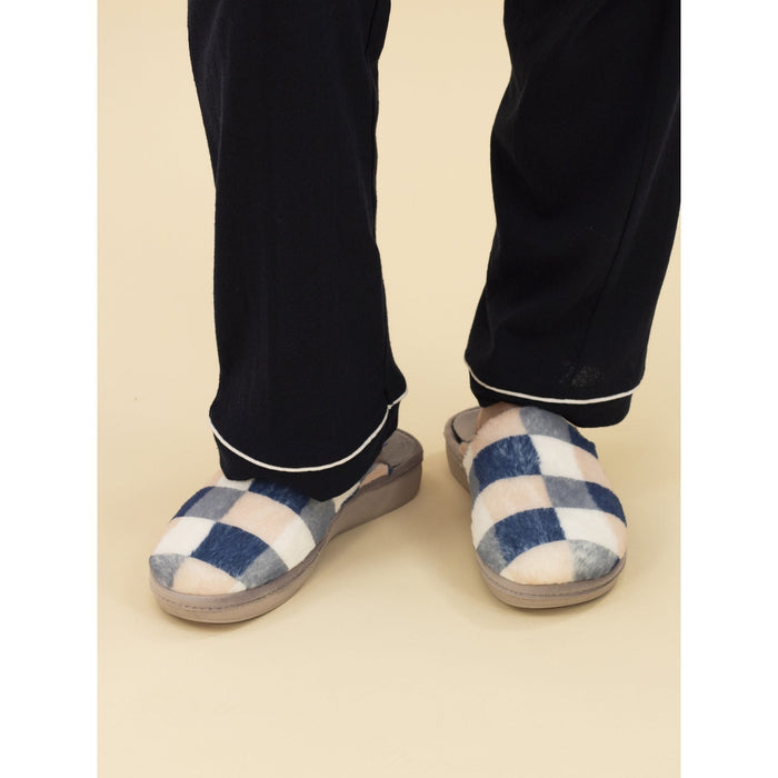 Yasmina Blue Mule Slipper