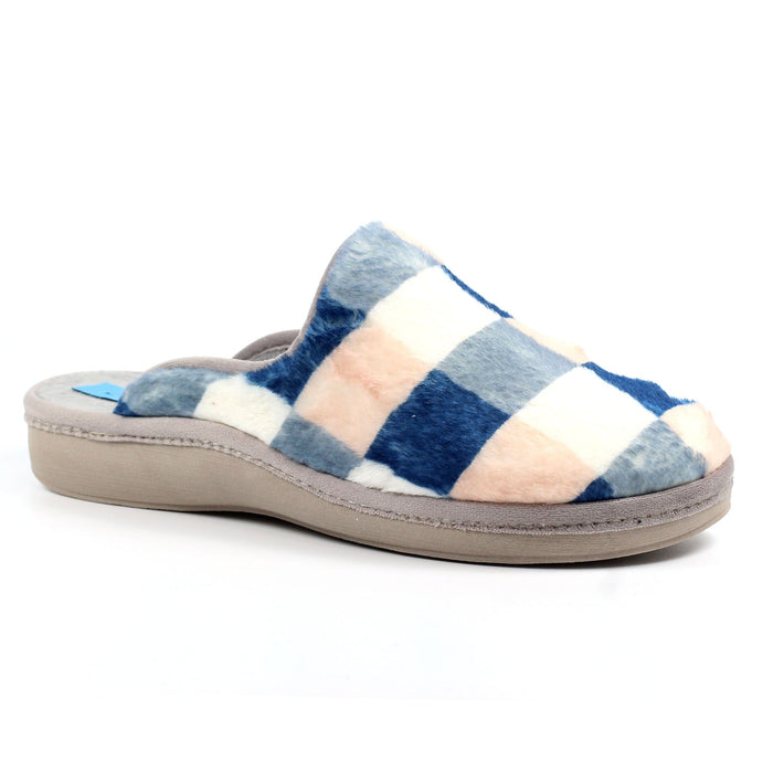 Yasmina Blue Mule Slipper
