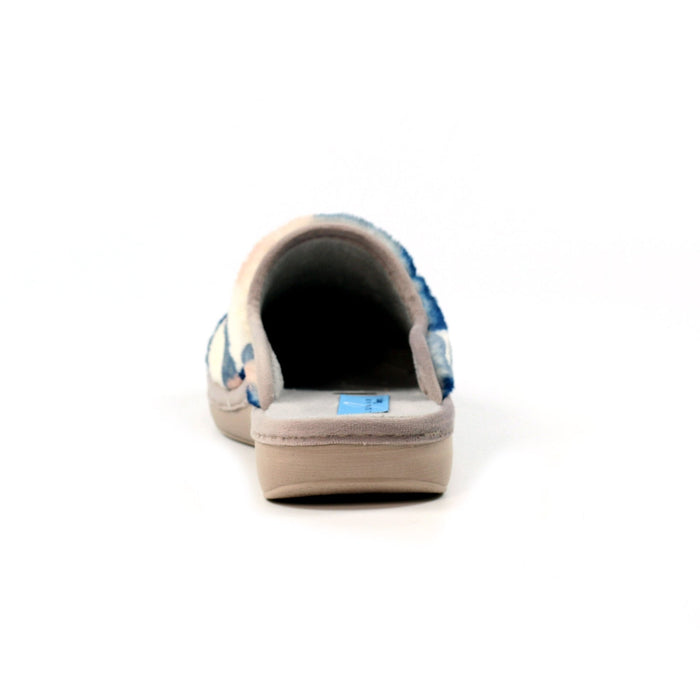 Yasmina Blue Mule Slipper