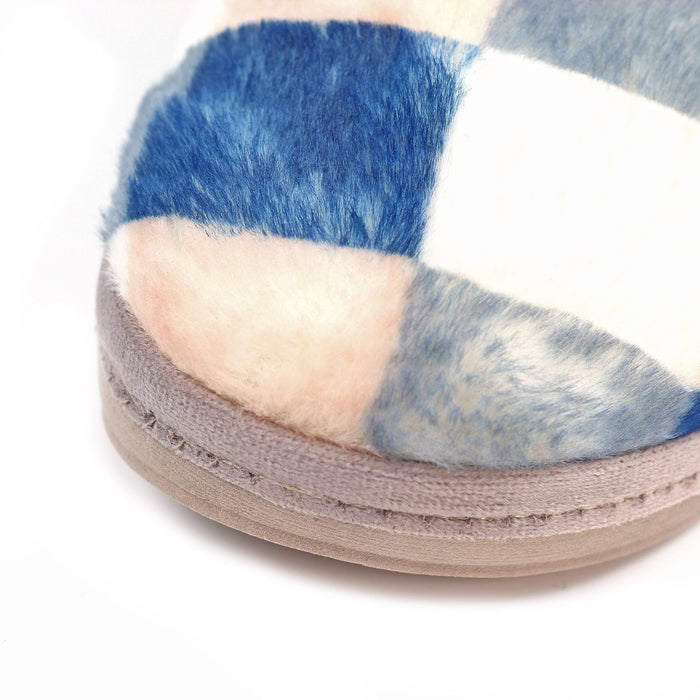 Yasmina Blue Mule Slipper