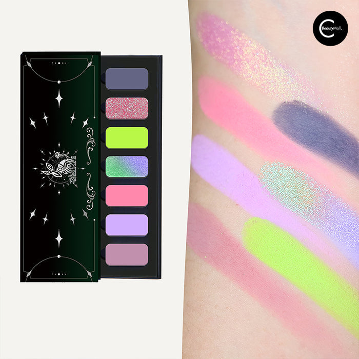 YIZHI Cloud Garden 7-Color Eyeshadow Palette - #Mountain Mist style #01 Mountain Mist
