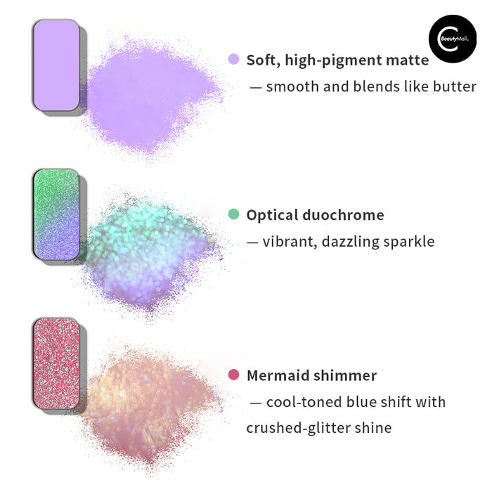 YIZHI Cloud Garden 7-Color Eyeshadow Palette - #Mountain Mist style #01 Mountain Mist