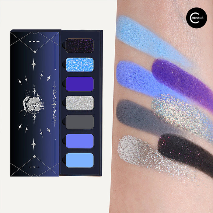 YIZHI Cloud Garden 7-Color Eyeshadow Palette - #SERENITY style #02 SERENITY