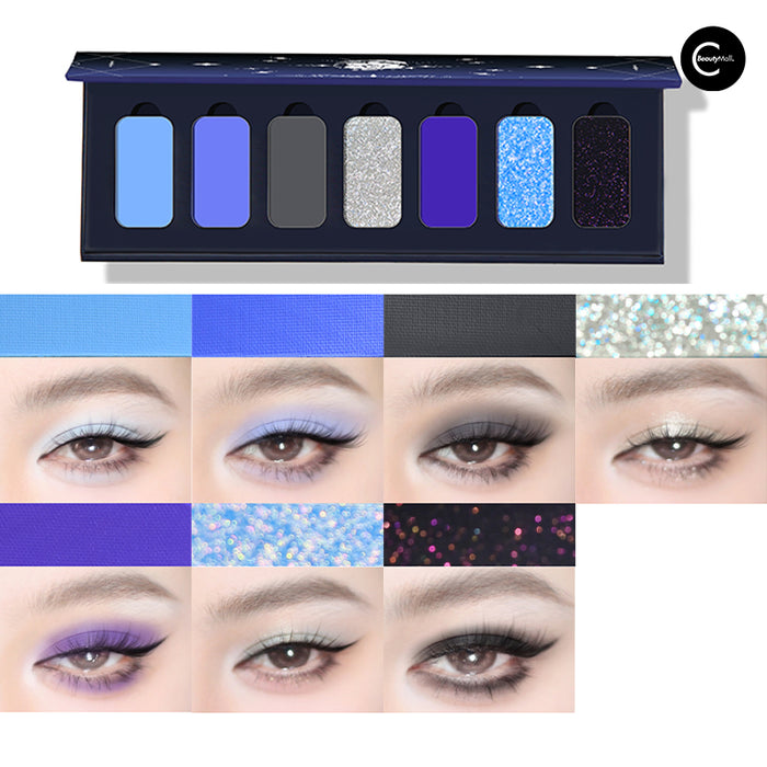 YIZHI Cloud Garden 7-Color Eyeshadow Palette - #SERENITY style #02 SERENITY