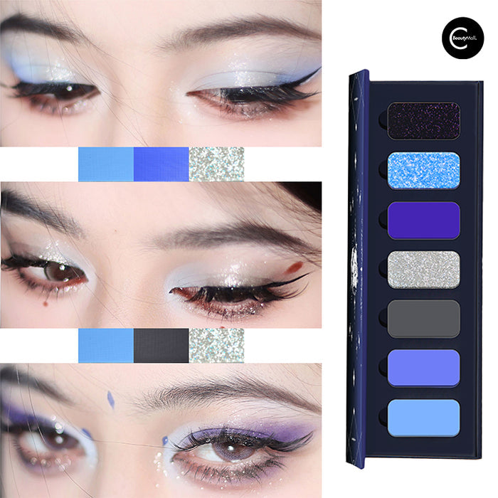 YIZHI Cloud Garden 7-Color Eyeshadow Palette - #SERENITY style #02 SERENITY