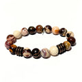 Zebra Jasper with Bronze Rings | One-of-a-Kind