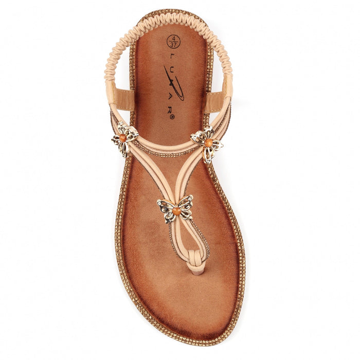 Zentara Nude Sandal