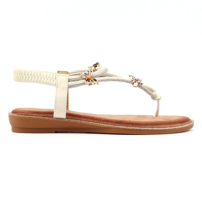 Zentara White Sandal