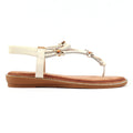 Zentara White Sandal