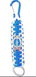 Zeta Phi Beta Woven Paracord Keychain