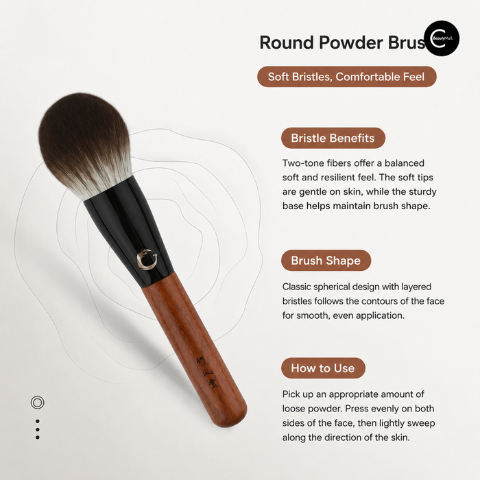 Zhu Feng Tang F812 Round Powder Brush