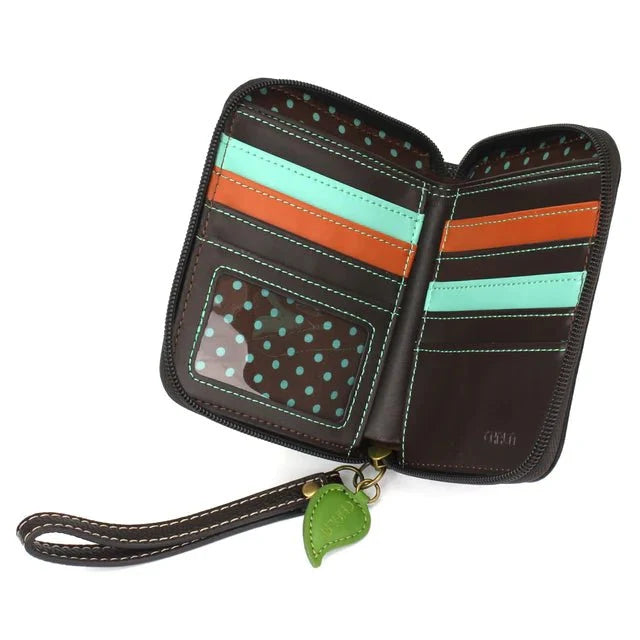 Zip Around Wallet Olive Gnome