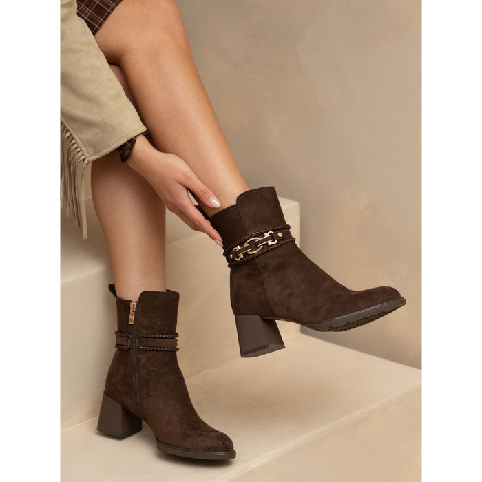 Zula Brown Ankle Boot
