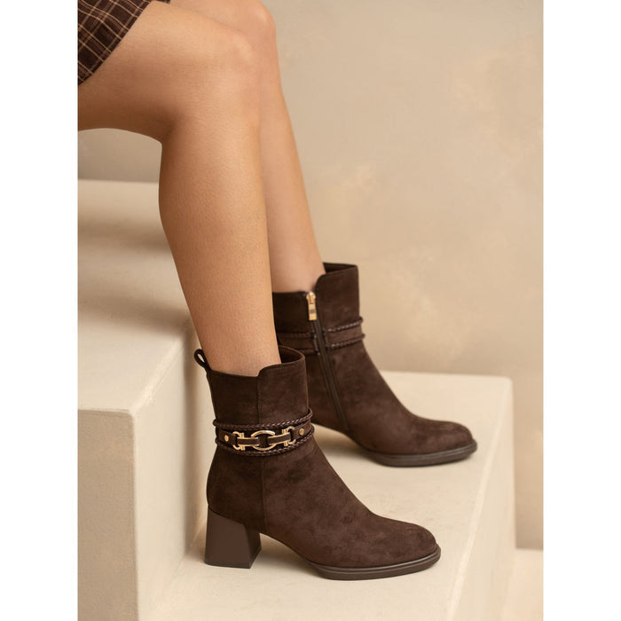 Zula Brown Ankle Boot
