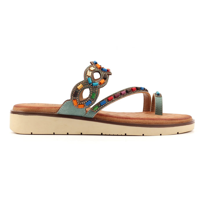 Zuzu Turquoise Sandal