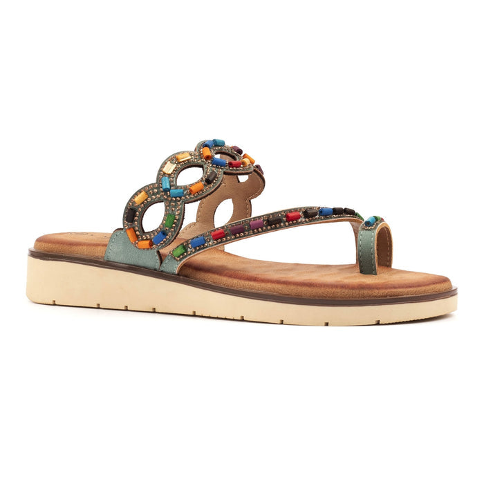 Zuzu Turquoise Sandal