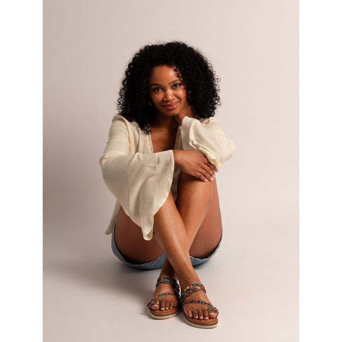 Zuzu Turquoise Sandal